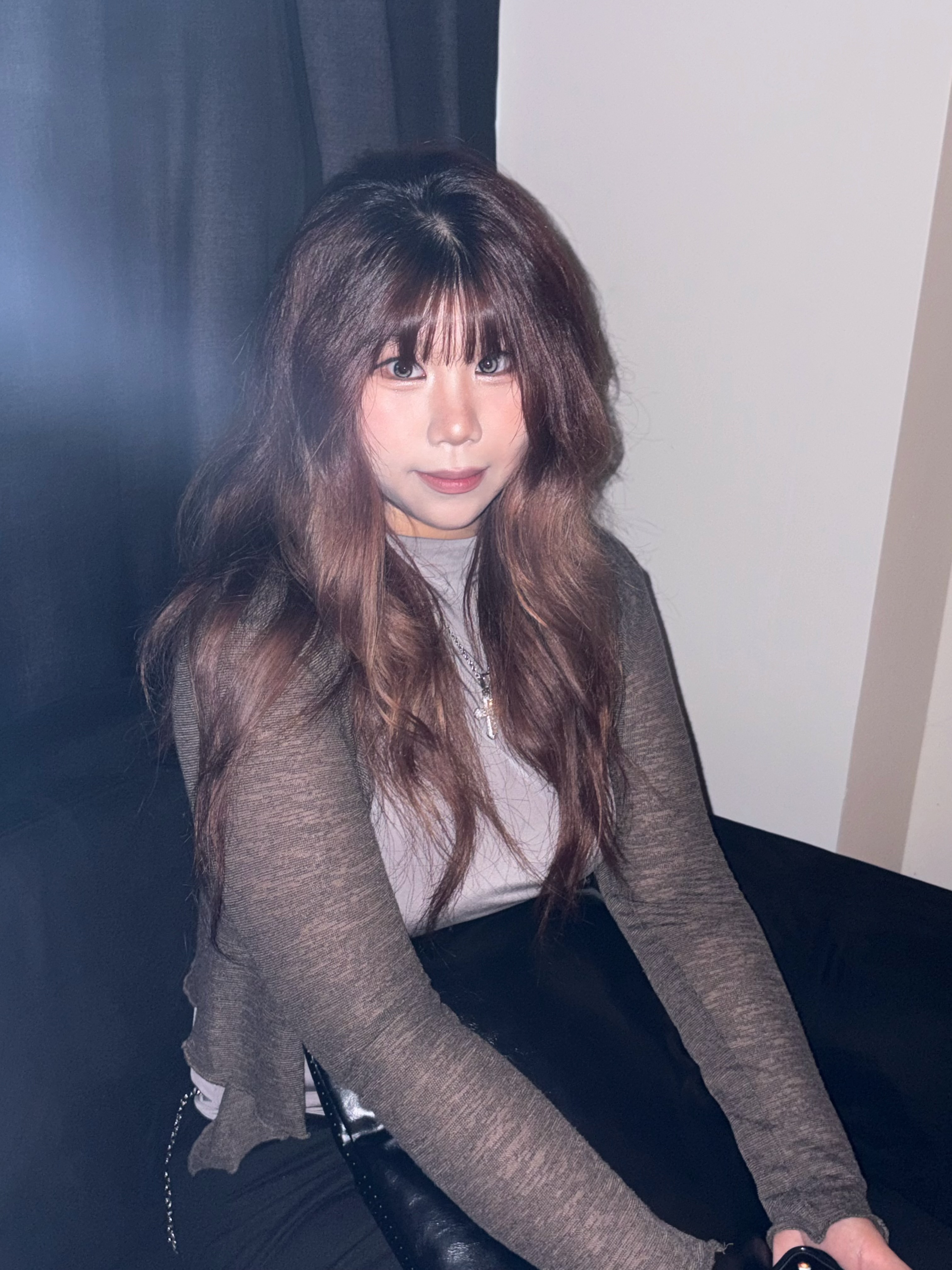 쫀딕 슬림핏 가디건